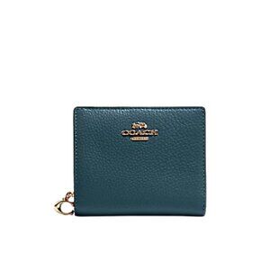 Coach Snap Wallet - Peacock